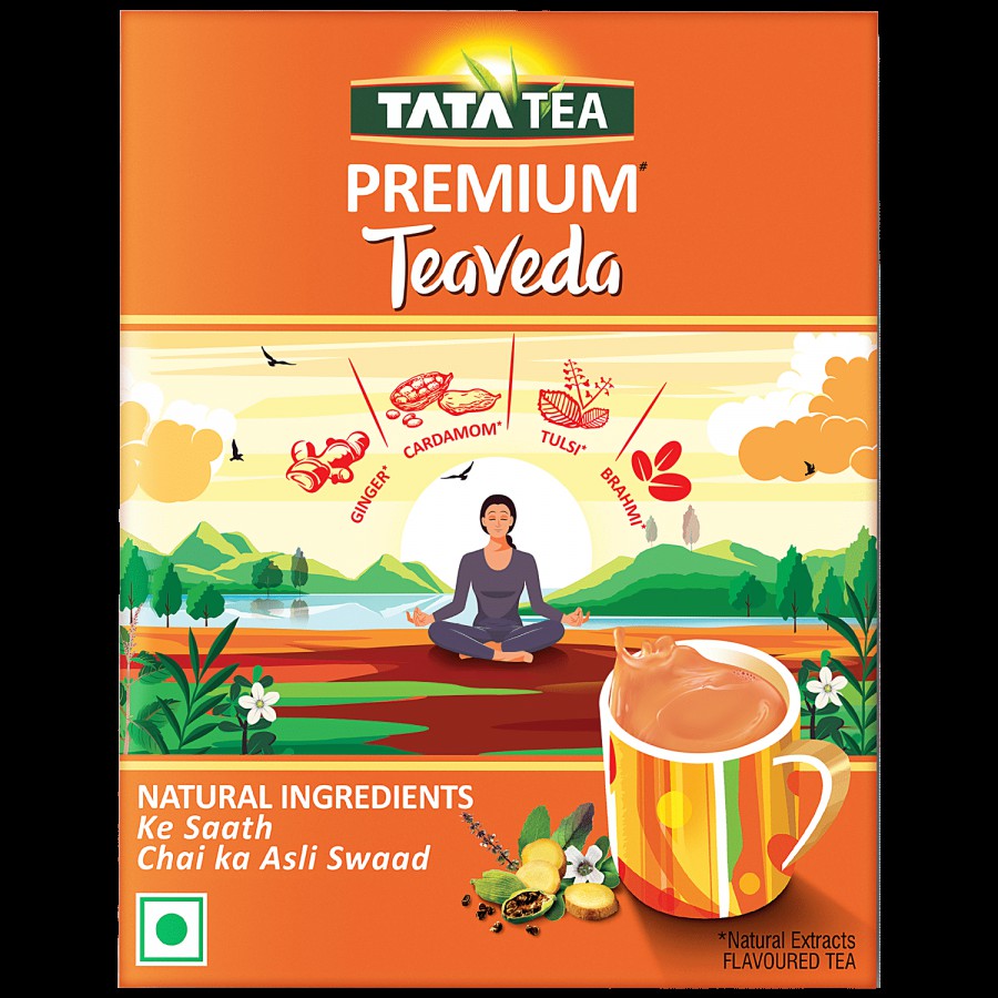 Tata Tea Premium Teaveda Natural Extracts Refreshing Taste Aroma