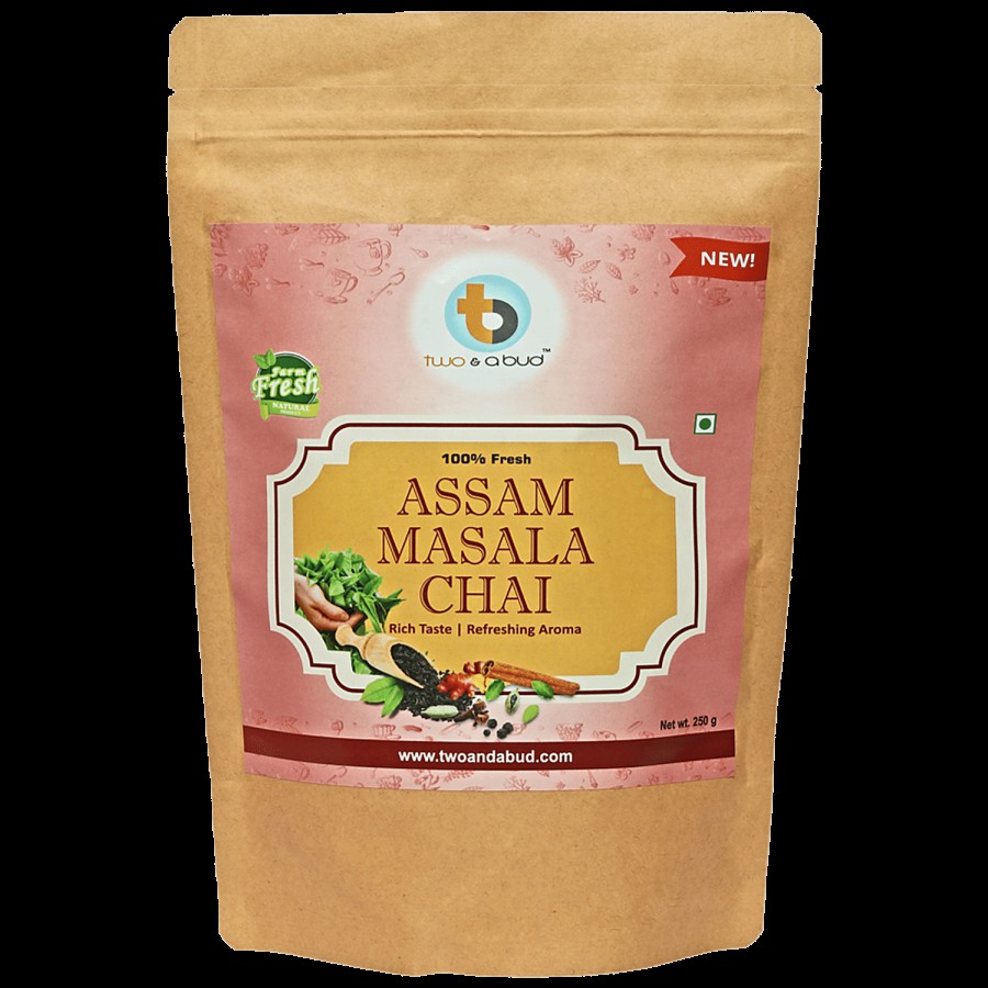 Two & A Bud Assam Masala Chai - Rich Taste