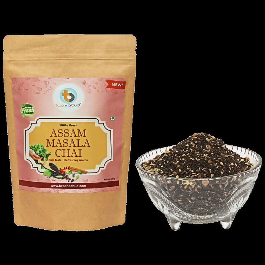 Two & A Bud Assam Masala Chai - Rich Taste