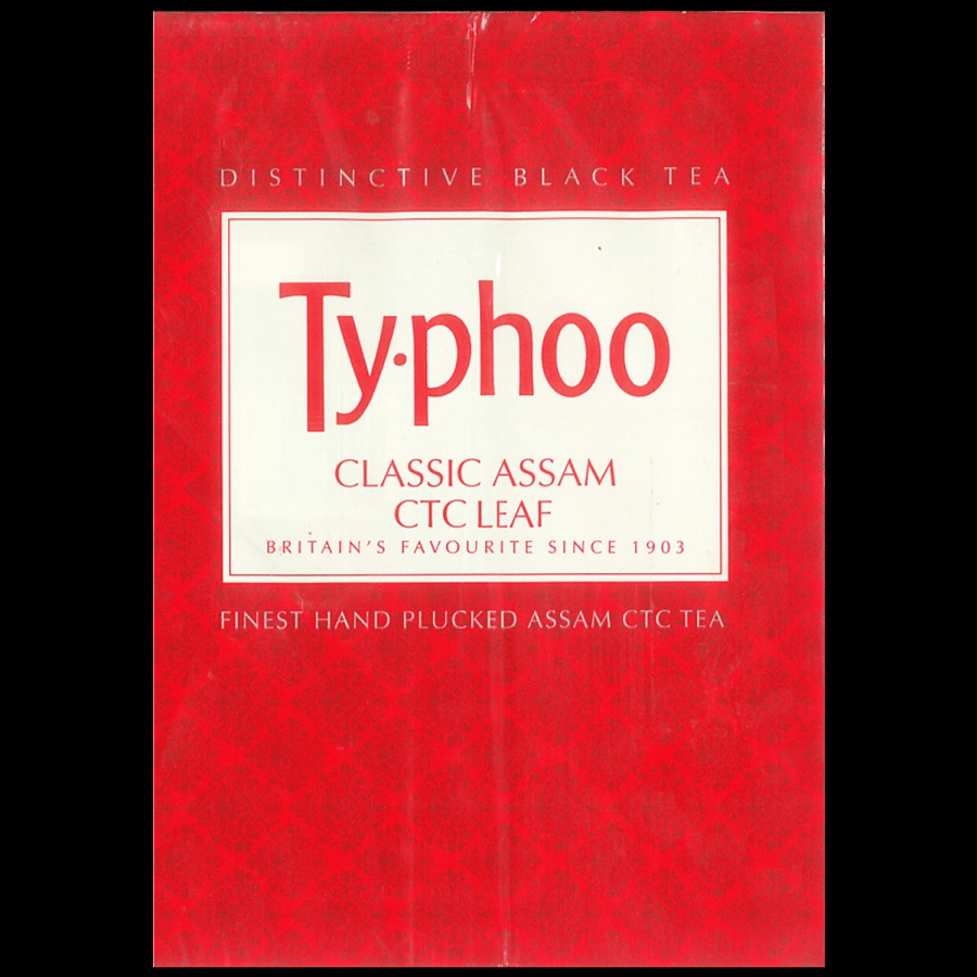 Typhoo Classic Assam CTC Leaf Tea - Finest Hand Plucked