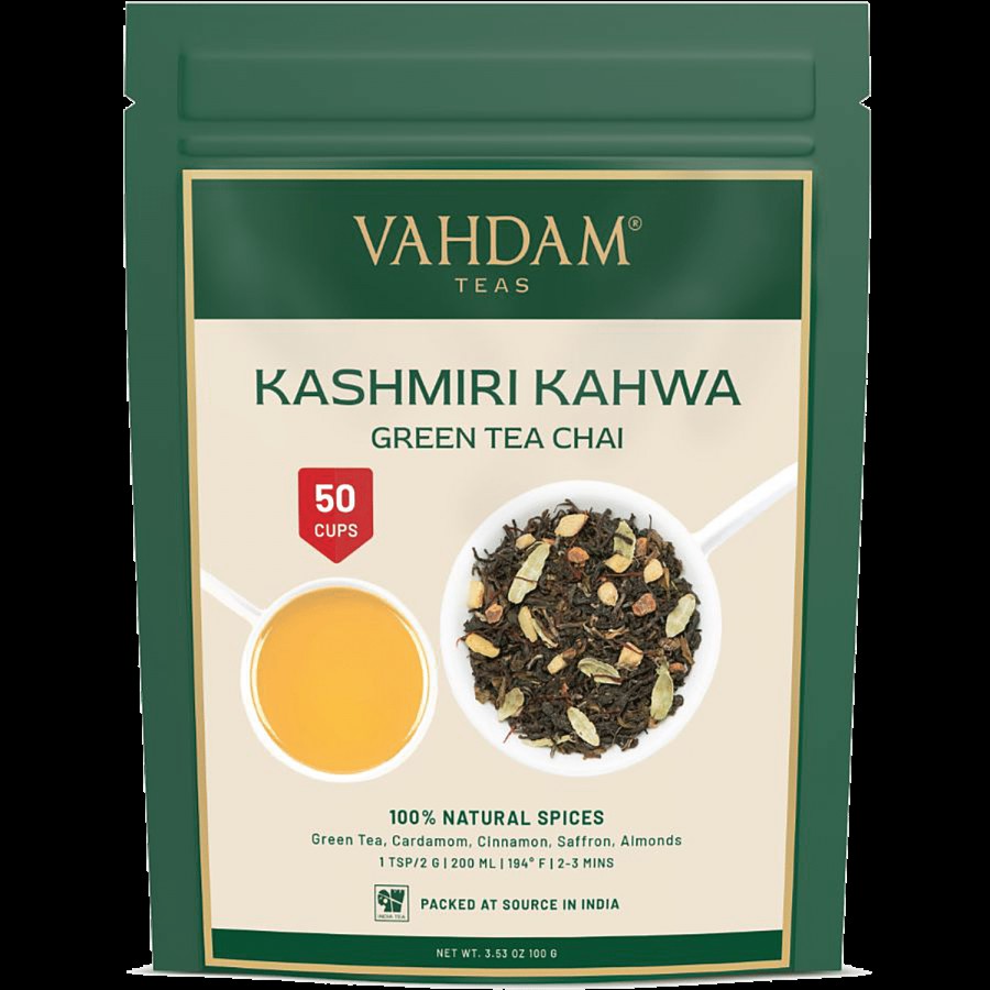 Vahdam Kashmiri Kahwa Green Tea