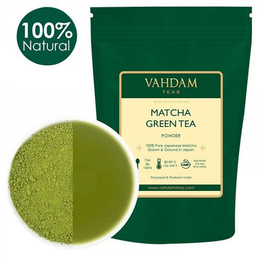 Vahdam Pure Japanese Matcha Green Tea Powder