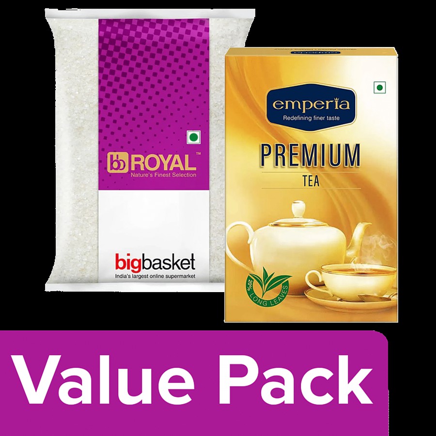 bb Combo Emperia Premium Tea 500g+ bb Royal Refined Sugar (Sulphurless) 1kg