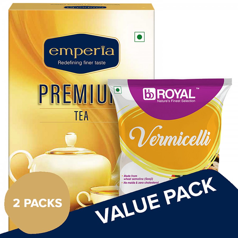 bb Combo Emperia Premium Tea With 20% Extra Long Leaf 500 g + BB Royal Vermicelli 400 g