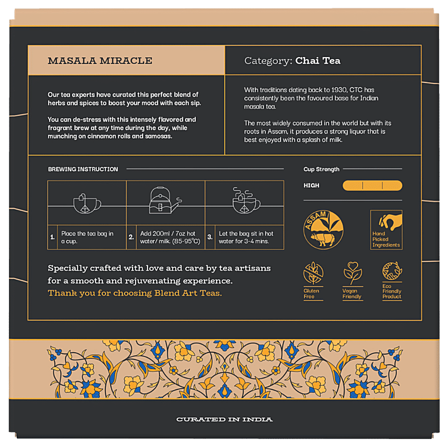 Blend Art Teas Masala Miracle Chai Tea