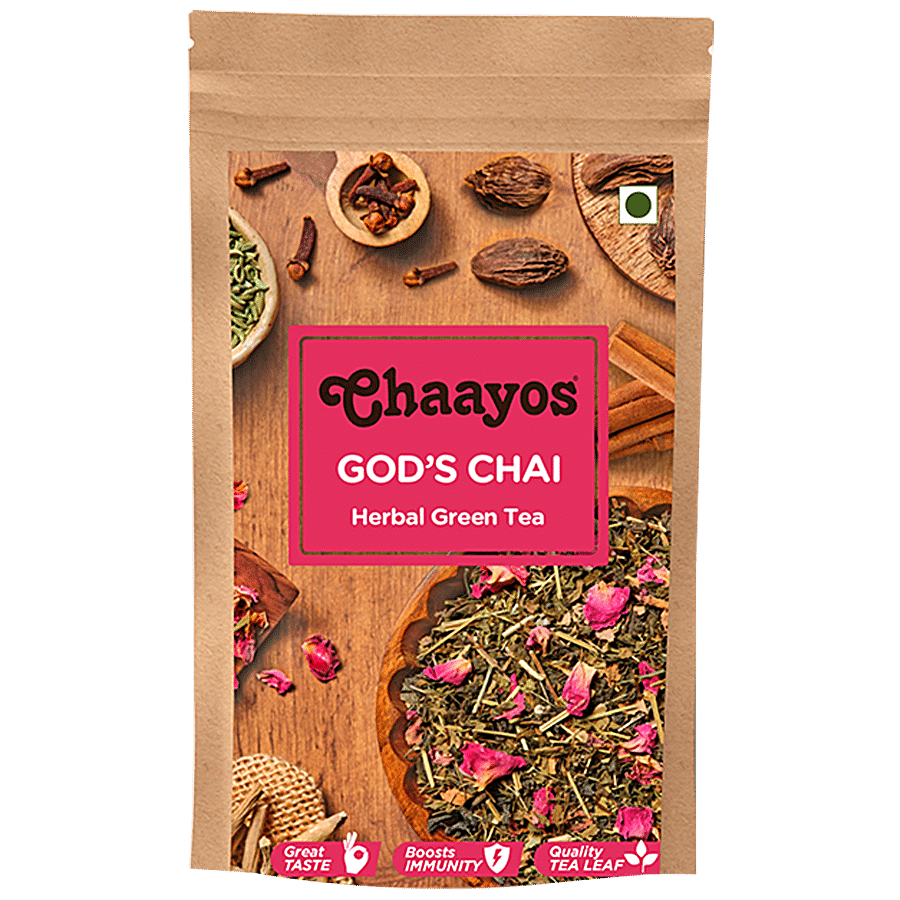 Chaayos God's Chai - Herbal Kangra Green Tea