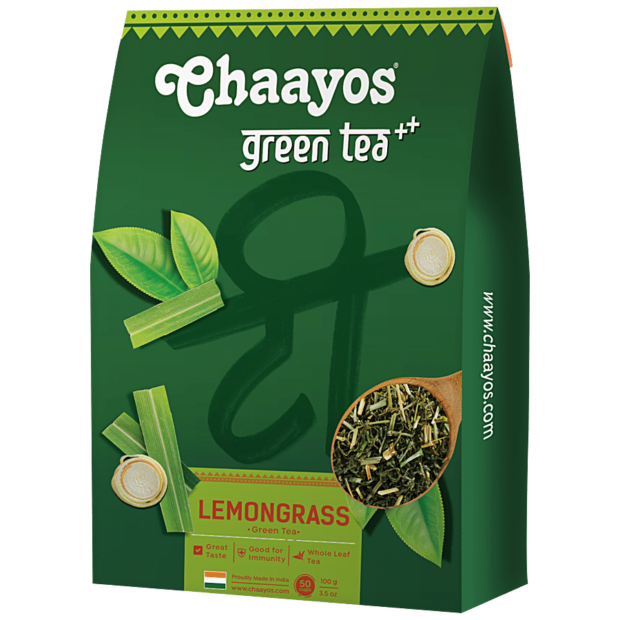 Chaayos Lemongrass Green Tea - Rich In Antioxidants