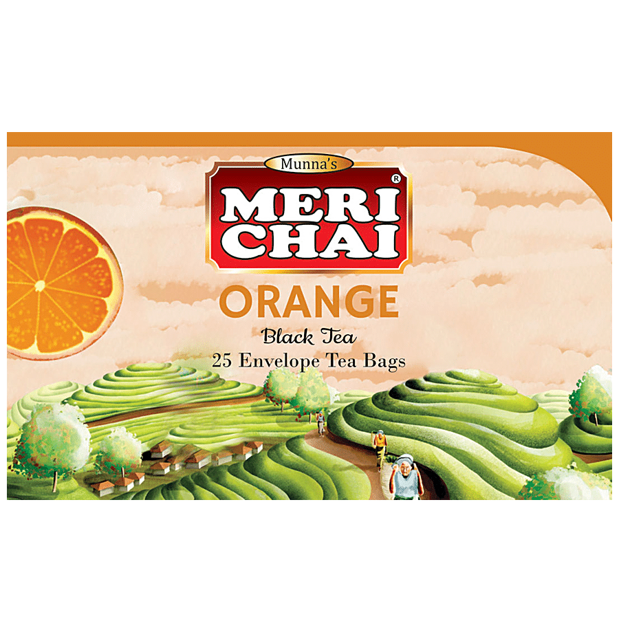 Meri Chai Orange Black Tea - With Hints Of Soft