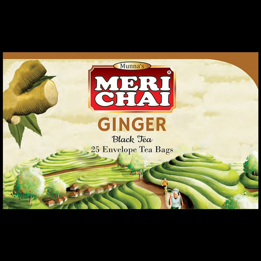 Meri Chai Ginger Black Tea - Rich In Antioxidants