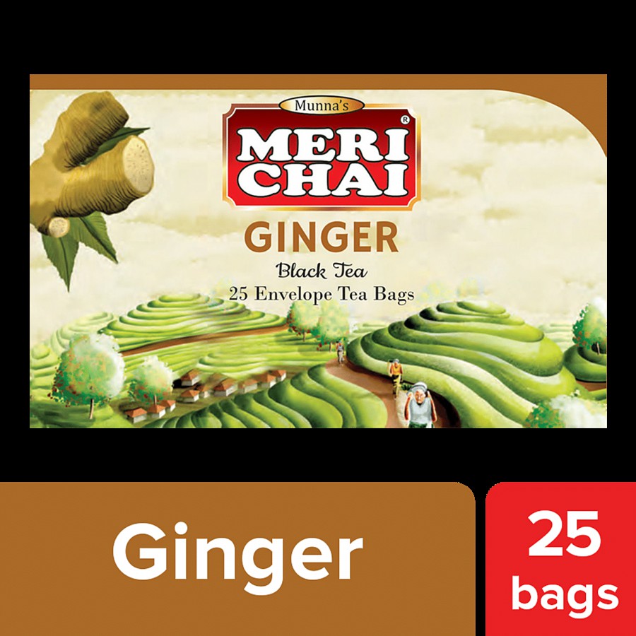 Meri Chai Ginger Black Tea - Rich In Antioxidants