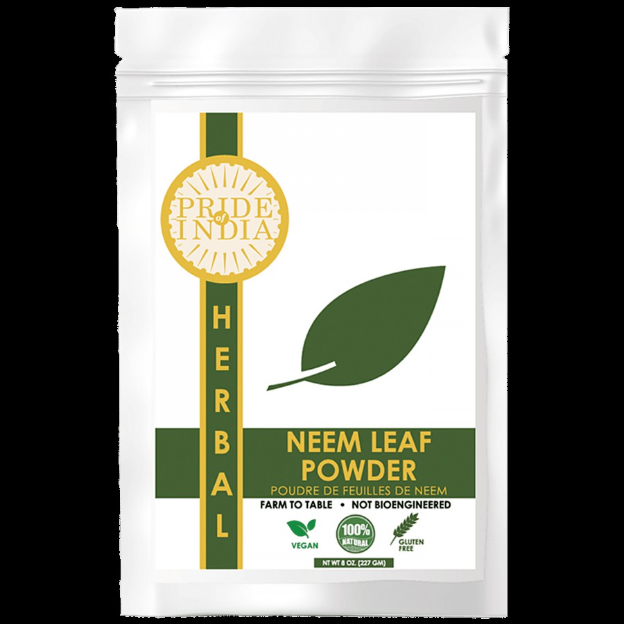 Pride Of India Margosa/Neem Leaf Powder - Herbal