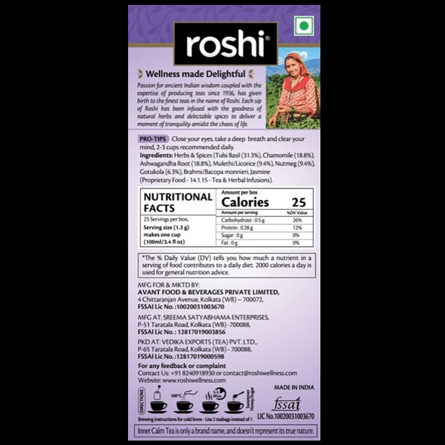 Roshi Herbal Tea - Inner Calm