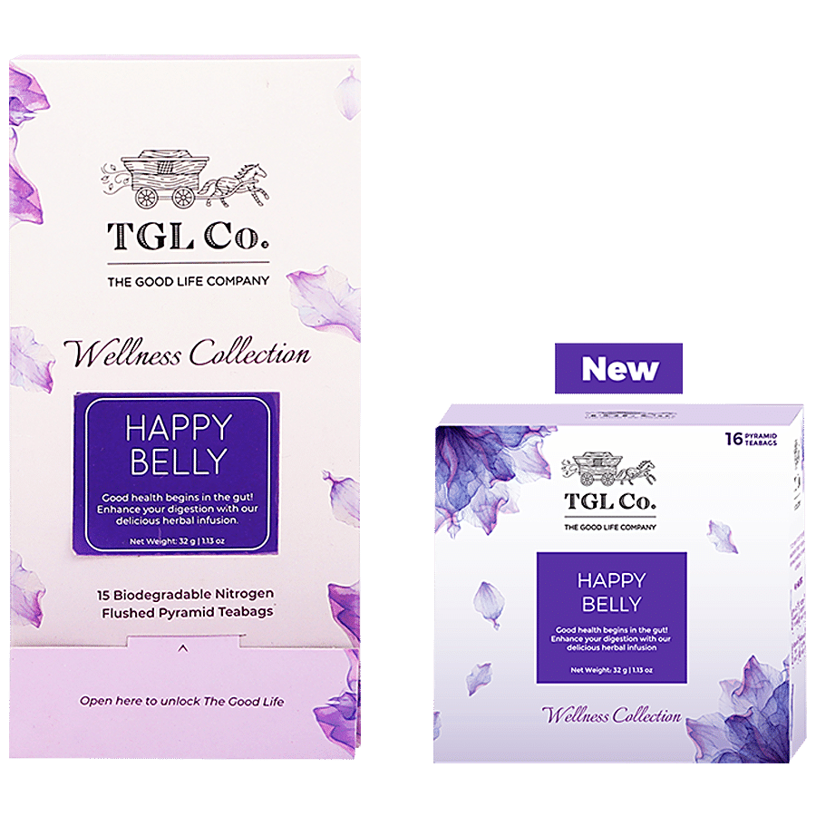 TGL Co. Happy Belly Soothing Herbal Tea Bags