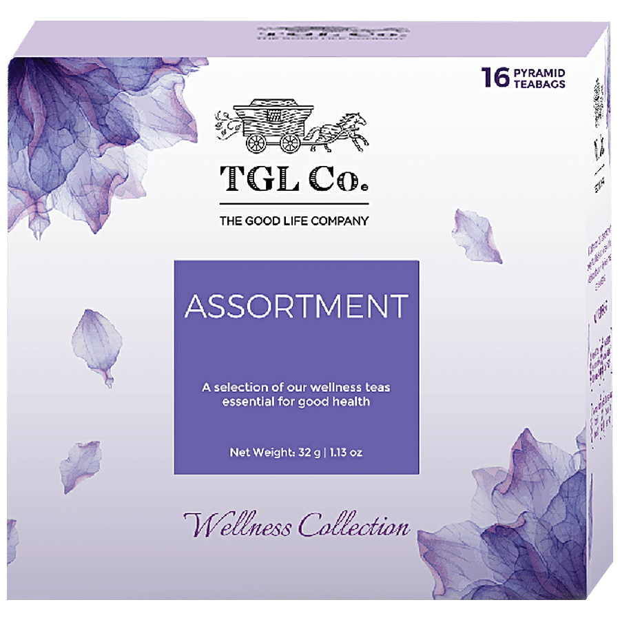 TGL Co. Wellness Tea Assortment Tea Bags Box