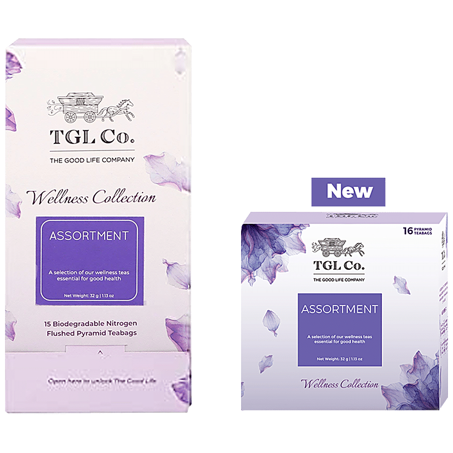 TGL Co. Wellness Tea Assortment Tea Bags Box