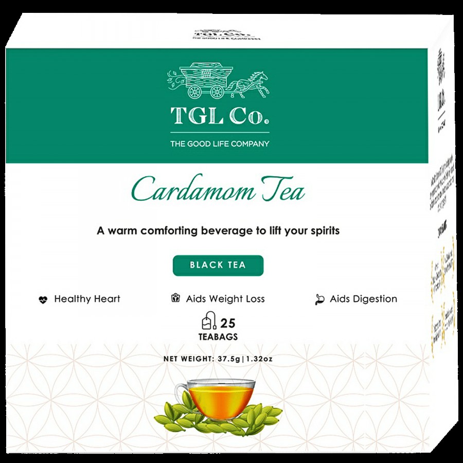 TGL Co. Cardamom - Black Tea Bags