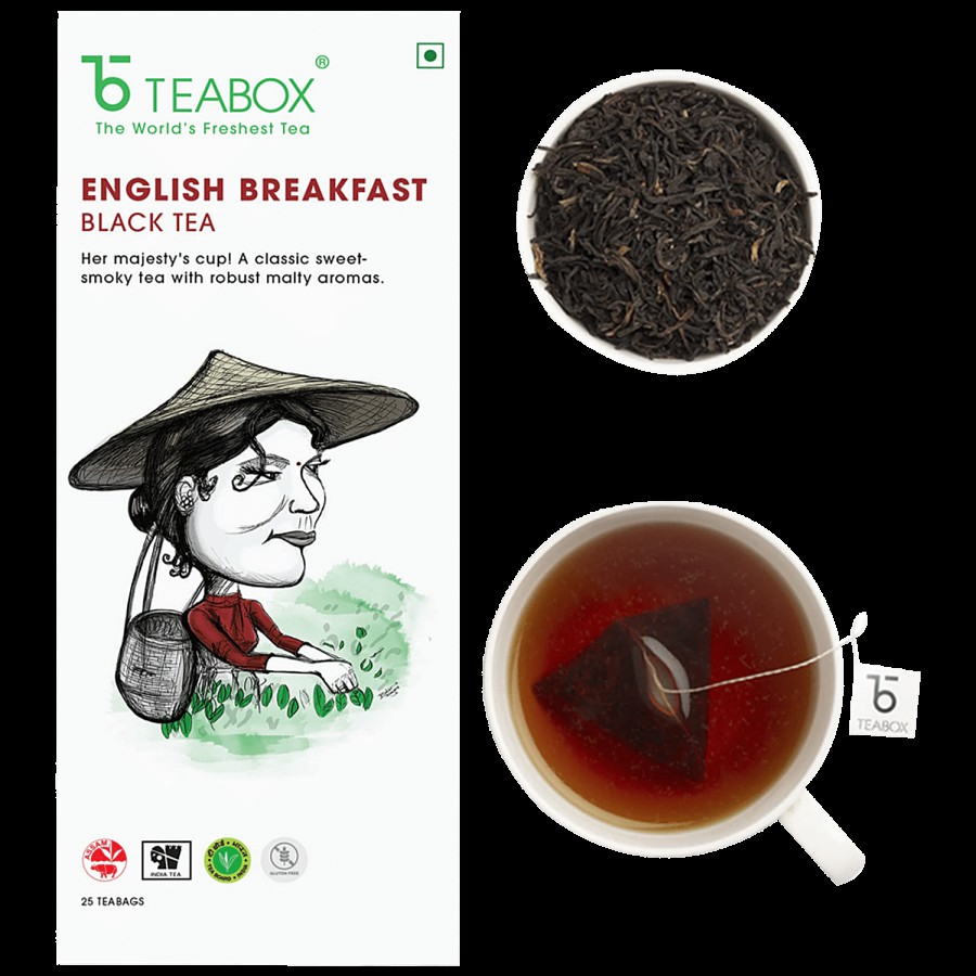 Teabox English Breakfast Black Tea - Malty Assam Blend