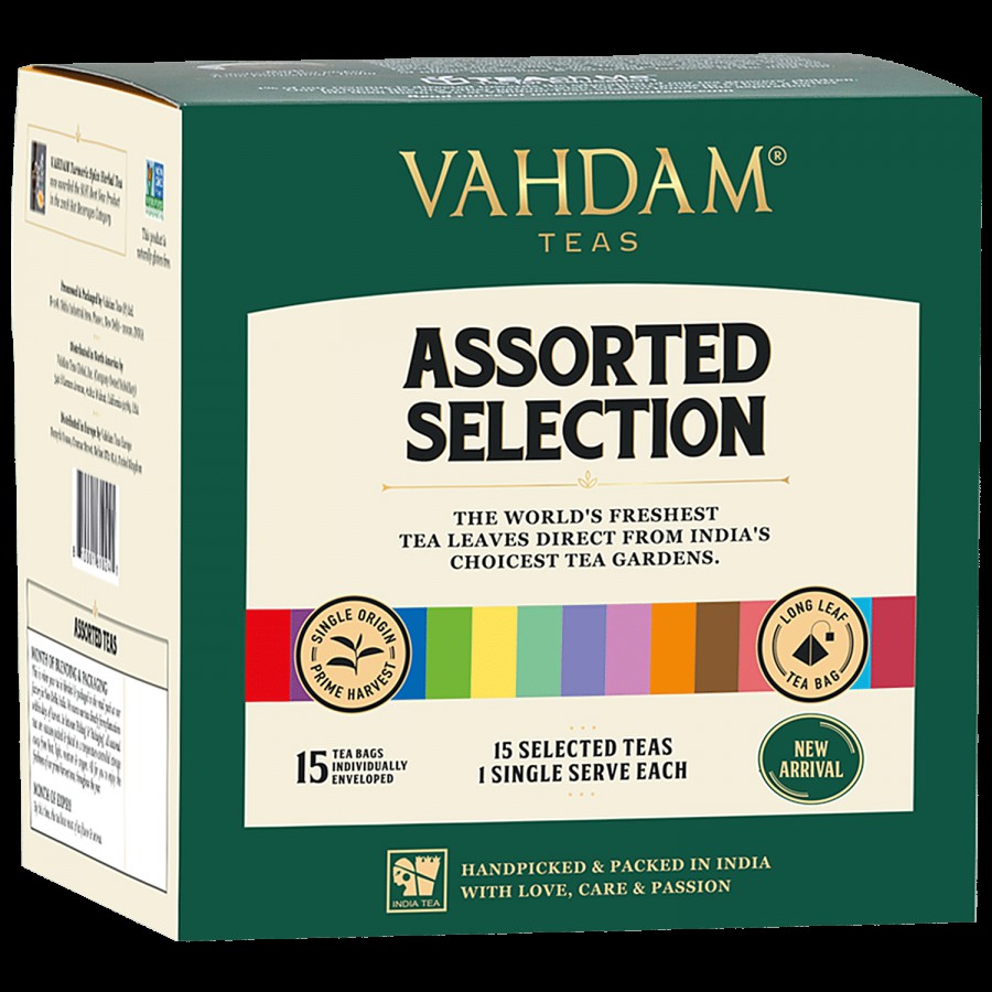 Vahdam Assortment Tea Collection - Sample Pack