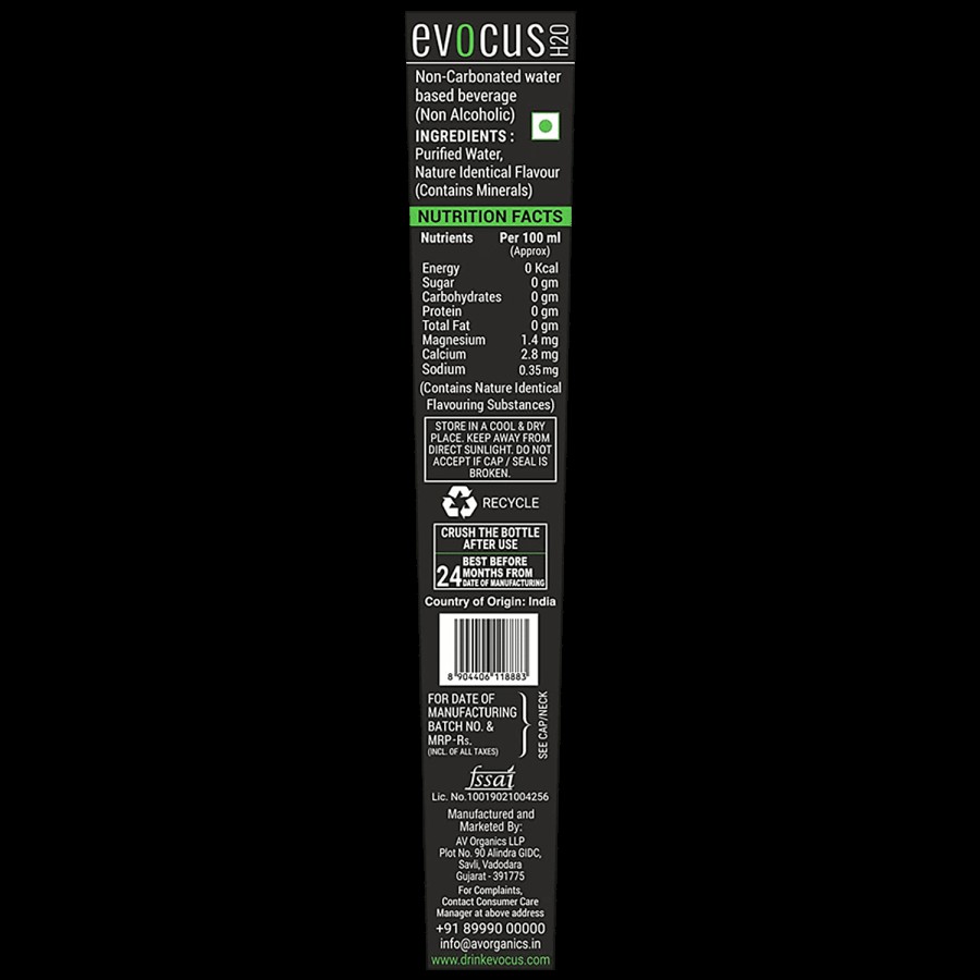 evocus Black Alkaline Drinking - Hydrating