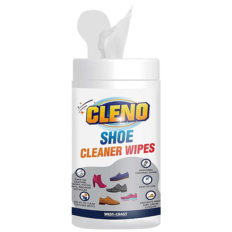 Cleno Shoe Cleaner Wet Wipes - For Loafers