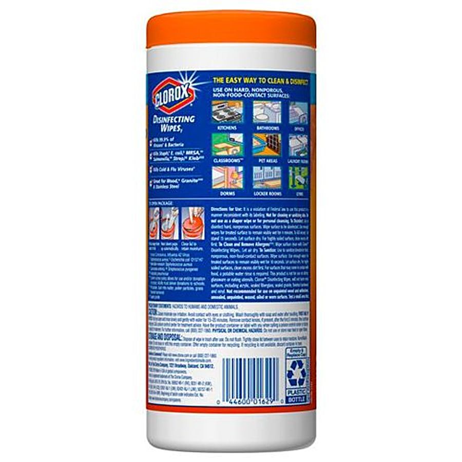 Clorox Disinfecting Wipes - Orange Fusion