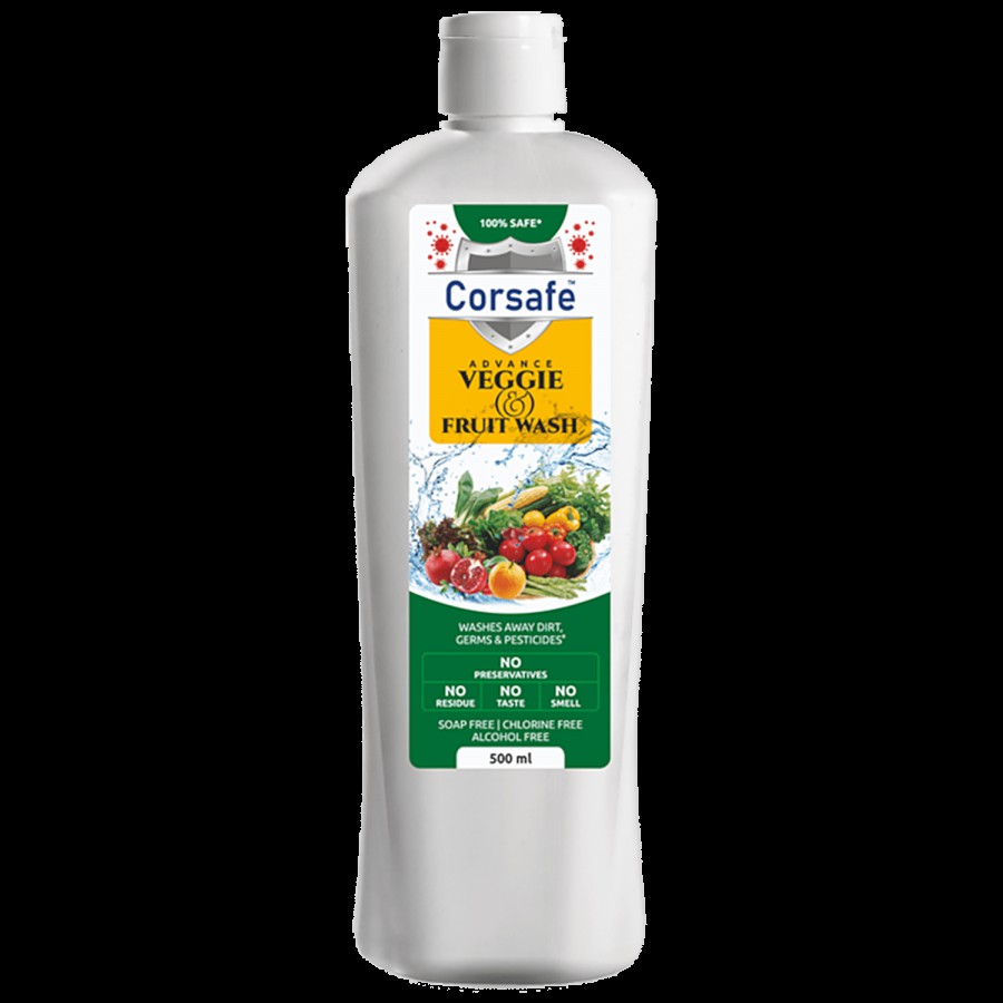 Corsafe Advance Advanced Veggie & Fruit Wash - Washes Away Germs & Pesticides