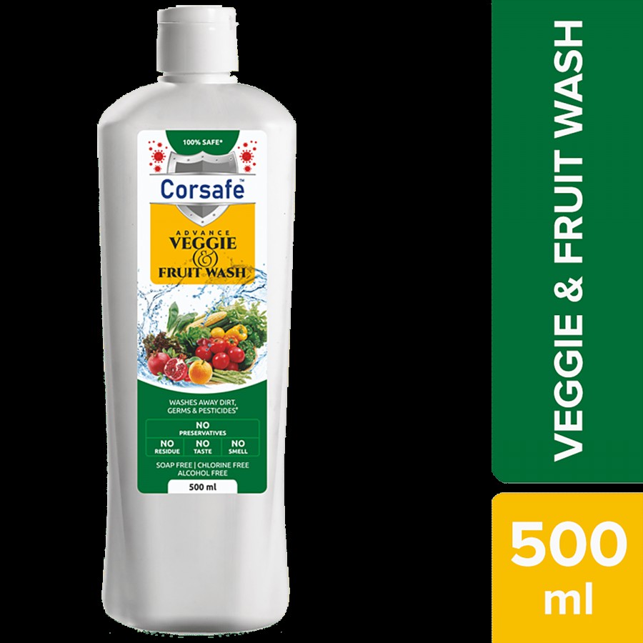 Corsafe Advance Advanced Veggie & Fruit Wash - Washes Away Germs & Pesticides