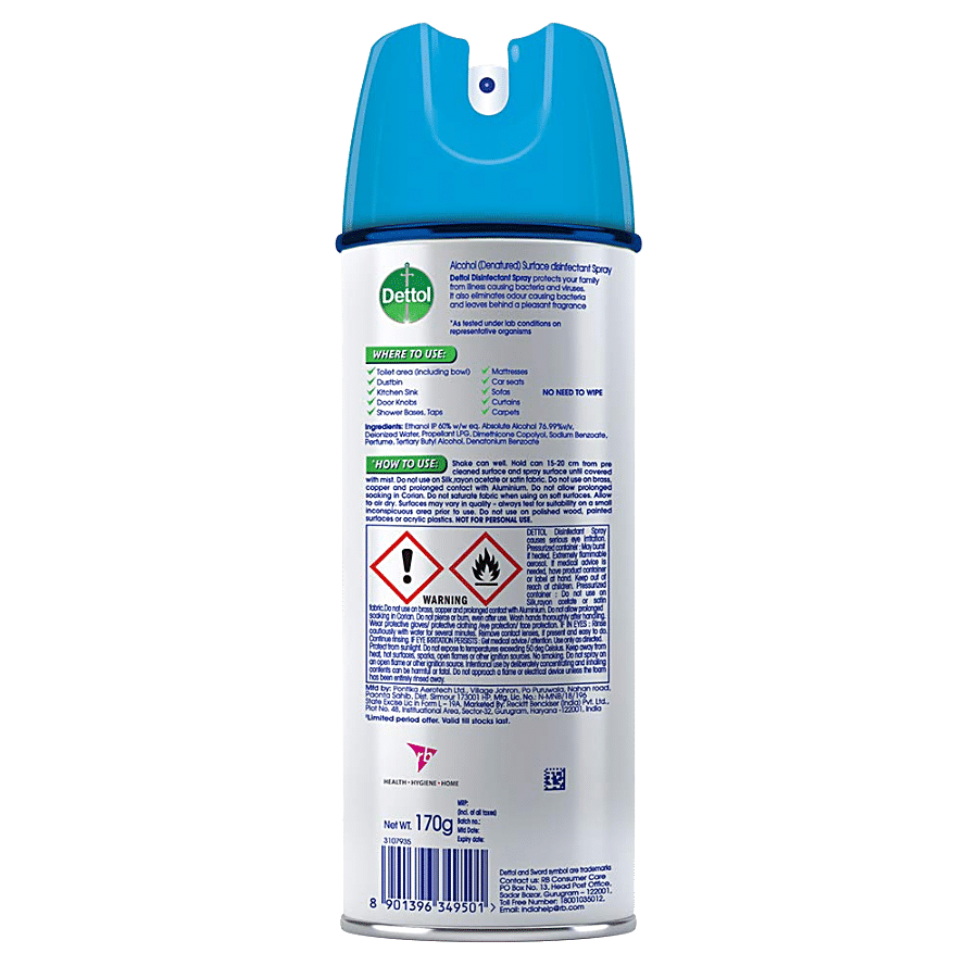 Dettol Disinfectant Spray Sanitizer For Germ-Protection - Spring Blossom