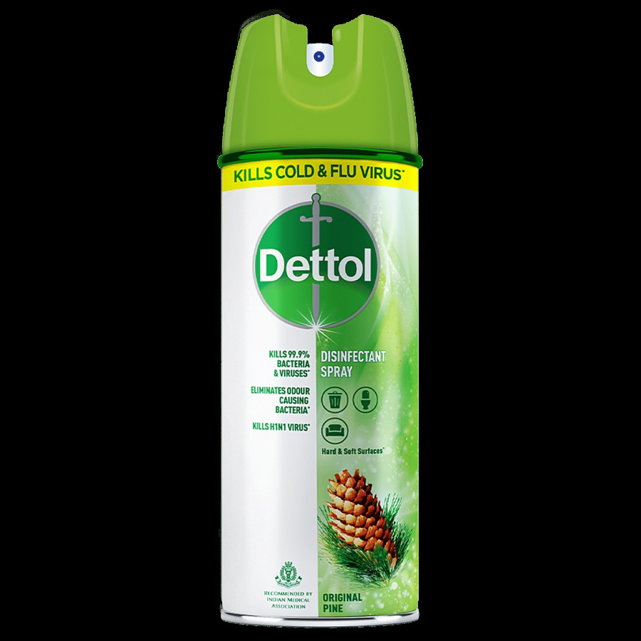 Dettol Hygiene Liquid- Lime Fresh 500 ml + Disinfectant Spray- Original 225 ml