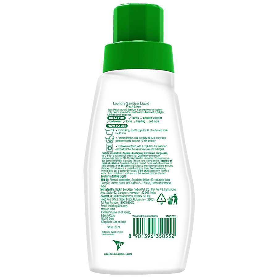 Dettol Laundry Sanitizer Liquid - Fresh Linen