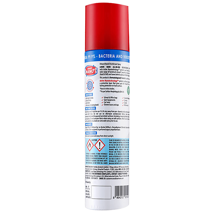 LUXOR NANO Disinfectant Spray - All -In-One