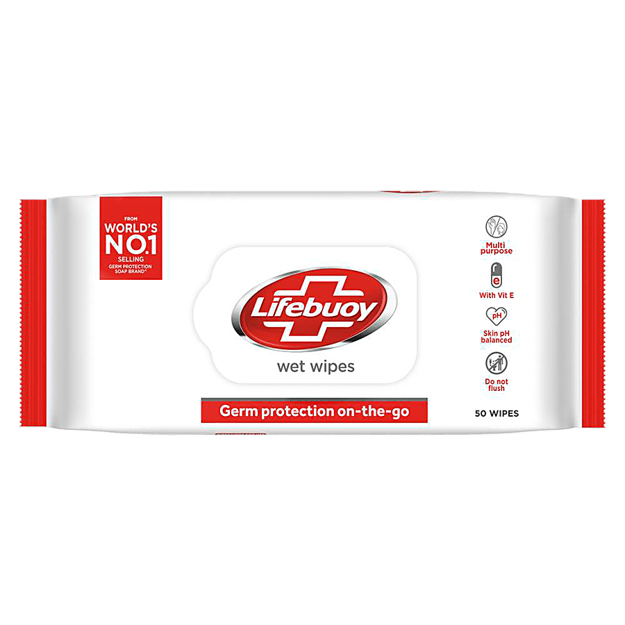 Lifebuoy Wet Wipes - Germ Protection On the Go