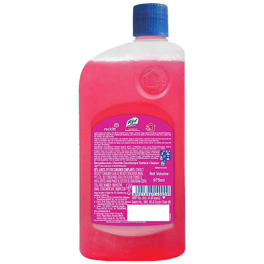 Lizol Disinfectant Surface & Floor Cleaner Liquid - Floral