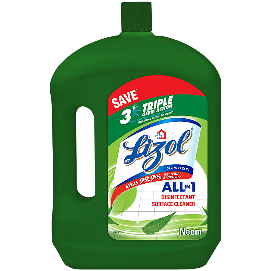 Lizol Disinfectant Surface & Floor Cleaner Liquid - Neem