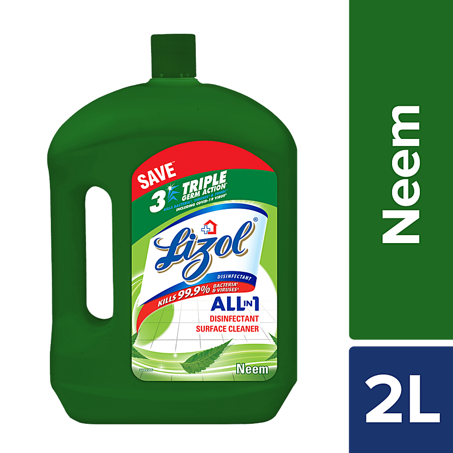 Lizol Disinfectant Surface & Floor Cleaner Liquid - Neem