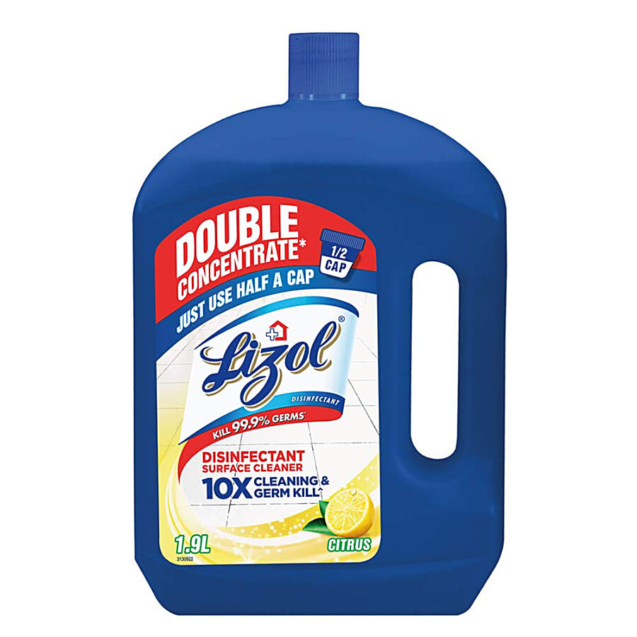 Lizol Double Concentrate Disinfectant Floor Cleaner Liquid - Citrus