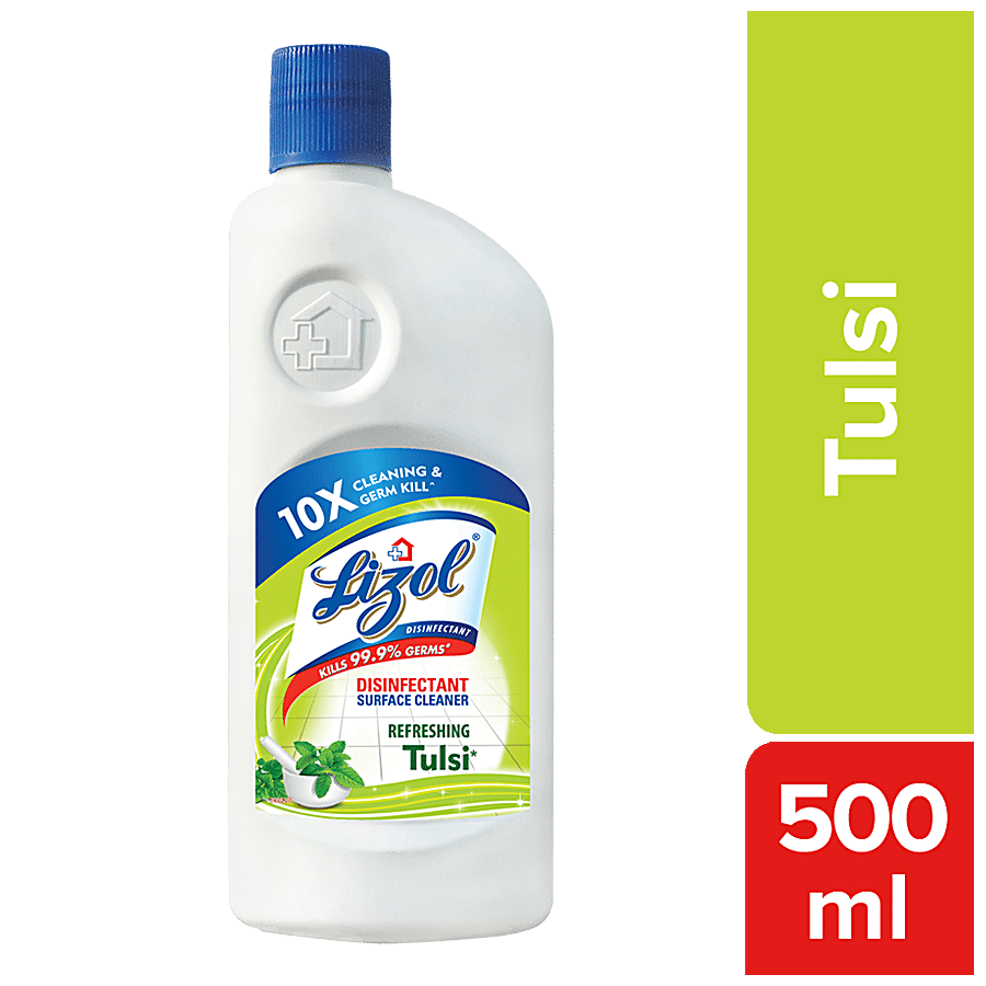 Lizol Surface & Floor Disinfectant Cleaner - Refreshing Tulsi