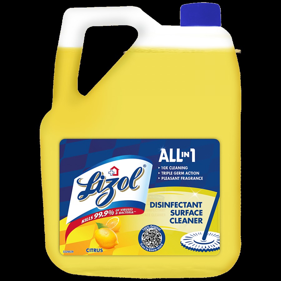 Lizol Disinfectant Surface Cleaner Liquid - Citrus