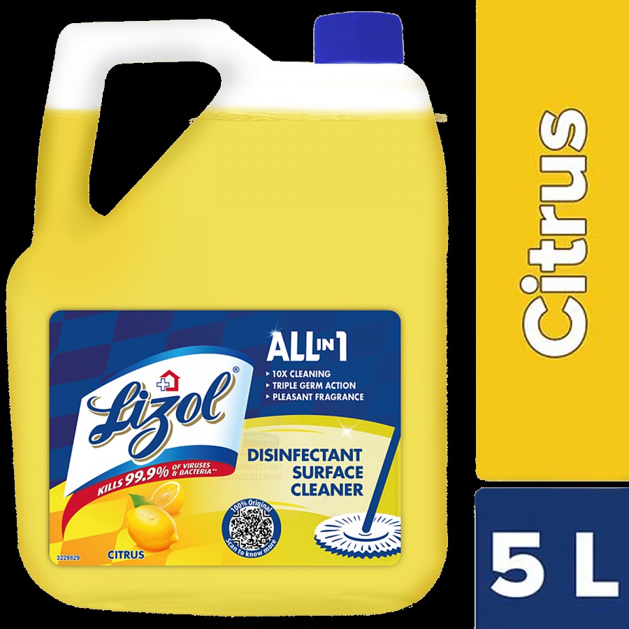 Lizol Disinfectant Surface Cleaner Liquid - Citrus