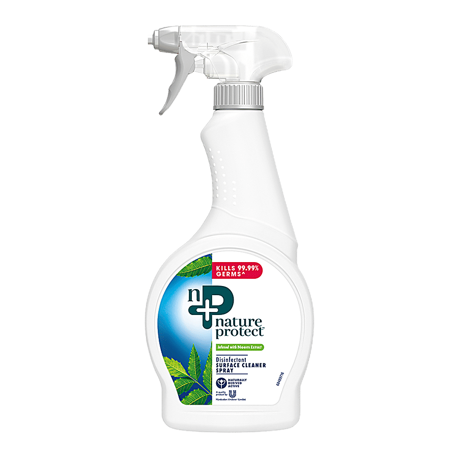 Nature Protect Disinfectant Surface Cleaner Spray - Infused with Neem Extract