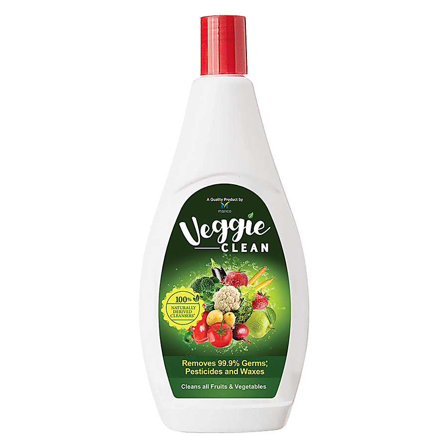 Veggie Clean Fruits & Vegetables Washing Liquid - Removes 99.9% Germs