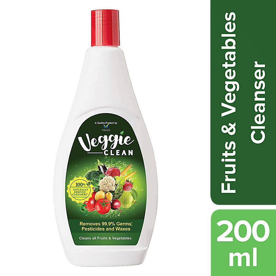 Veggie Clean Fruits & Vegetables Washing Liquid - Removes 99.9% Germs