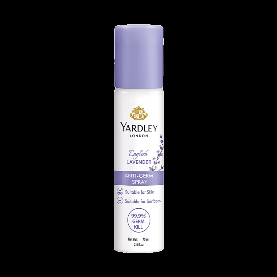 Yardley London Anti-Germ Spray - English Lavender