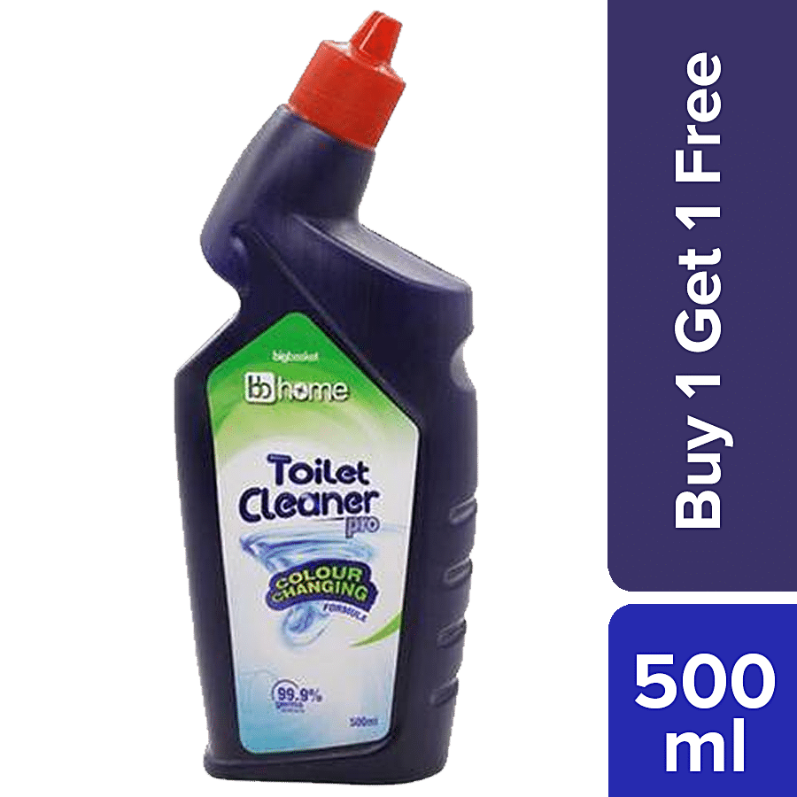 bb home Disinfectant Toilet Cleaner Pro - Colour Changing Formula - Kills 99.9% germs