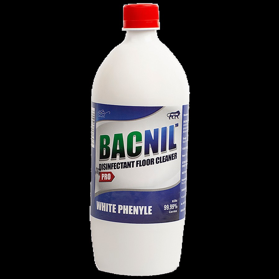 Bacnil Pro Disinfectant Floor Cleaner - White Phenyle Fragrance