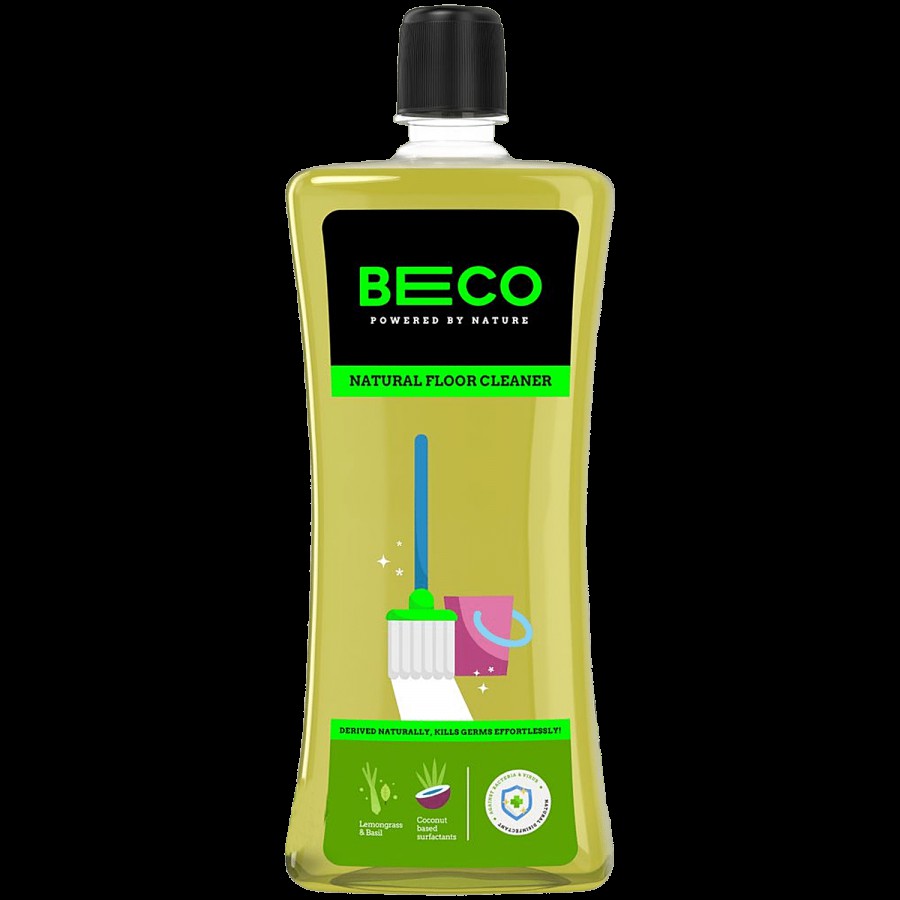 Beco Natural Floor Cleaner - Lemongrass & Basil