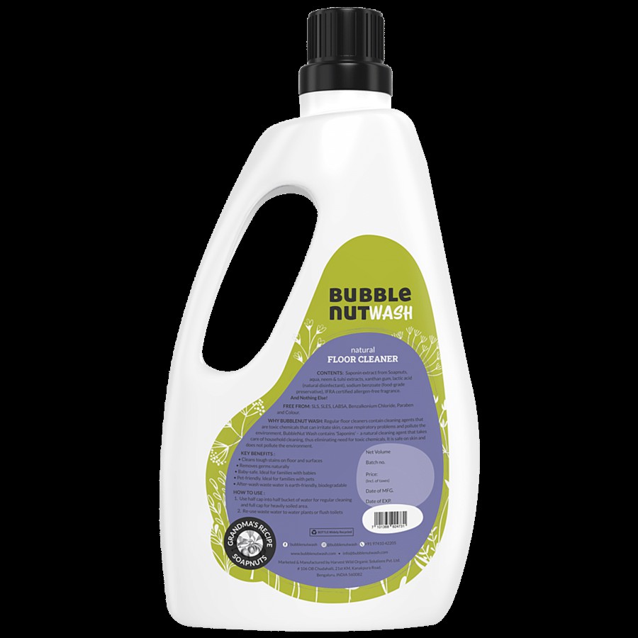 Bubblenut Wash Natural Disinfectant Floor Cleaner