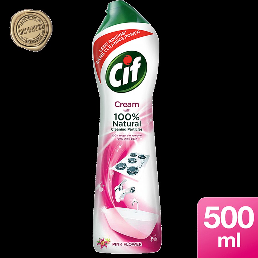 Cif Cleaners Cream Multipurpose Surface Cleaner - Pink Flower