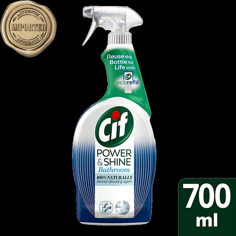 Cif Cleaners Power & Shine Bathroom Cleaner Spray - Tough Stain Remover