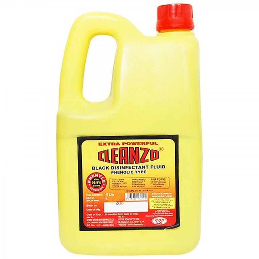 Cleanzo Extra Powerful Black Disinfectant Liquid Phenyle